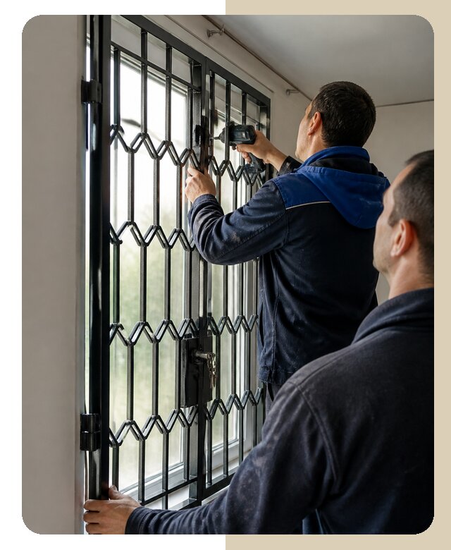 Установка распашных решеток в Магнитогорске цена от 6724 р. | ДвериЛегко-Мгн